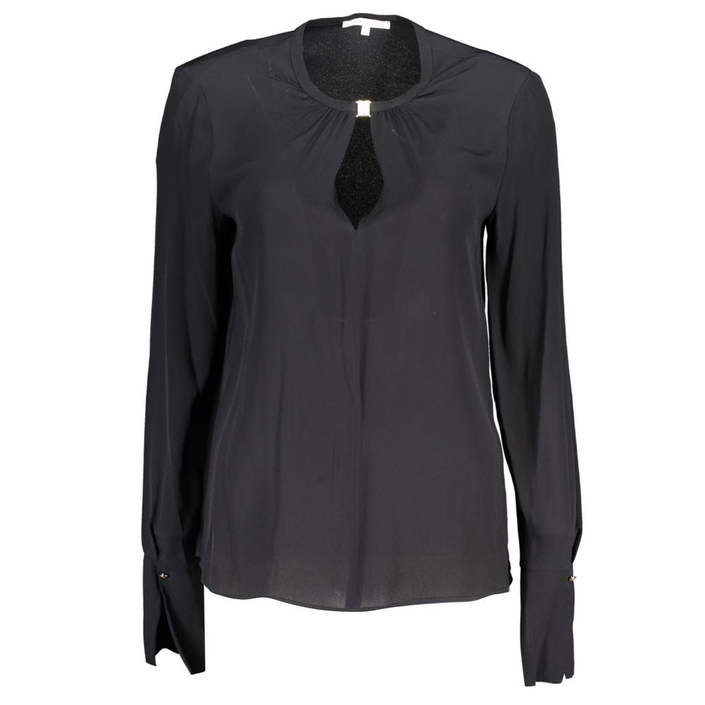 Patrizia Pepe "Black Viscose Women's Blouse" | Regal Royce