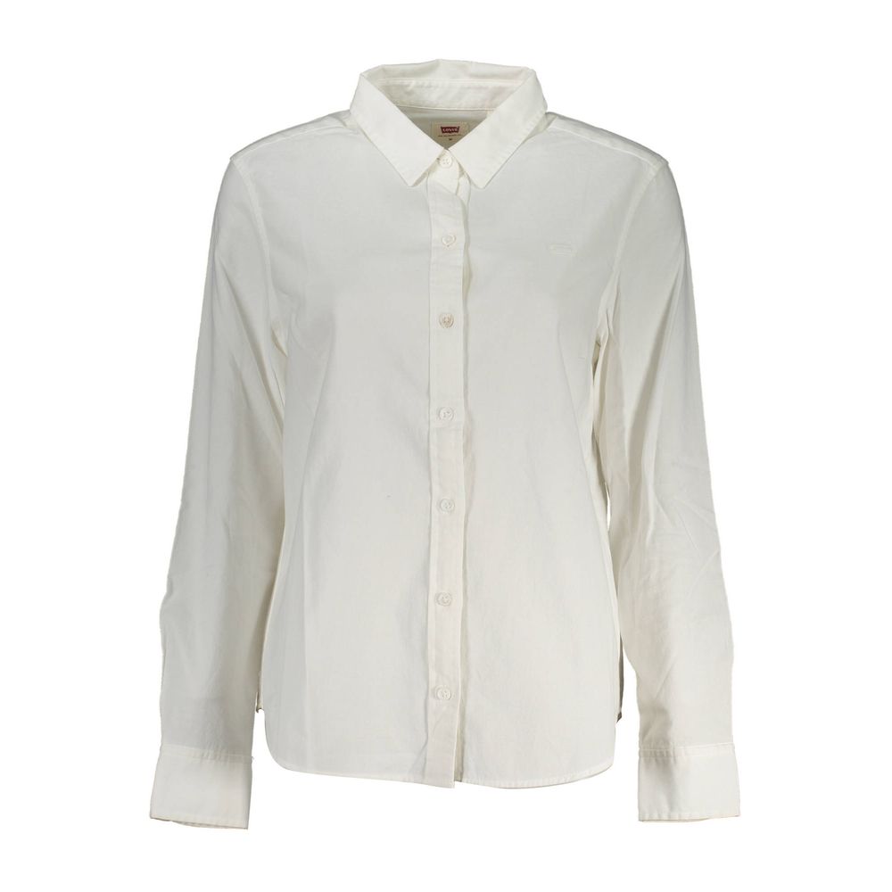 Levi's Bianco Cotton Women Shirt | Regal Royce