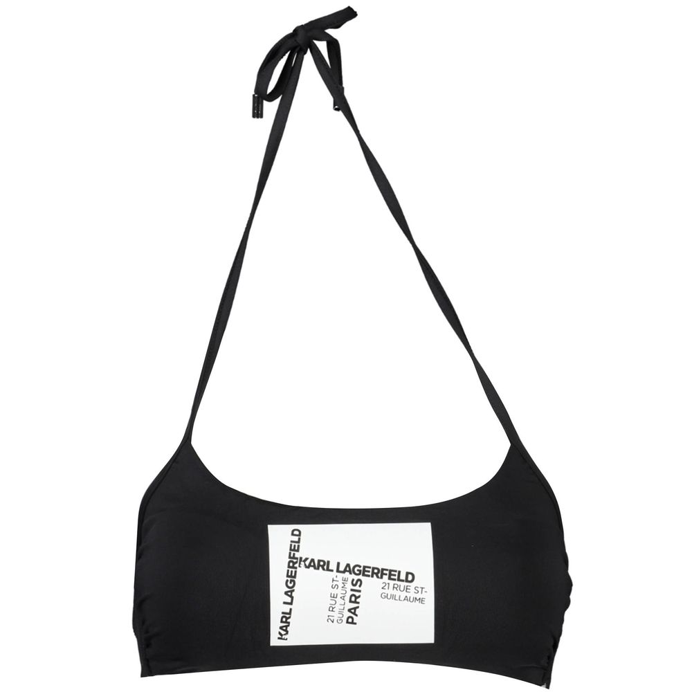 Karl Lagerfeld Black Polyamide Women Swimsuit | Regal Royce