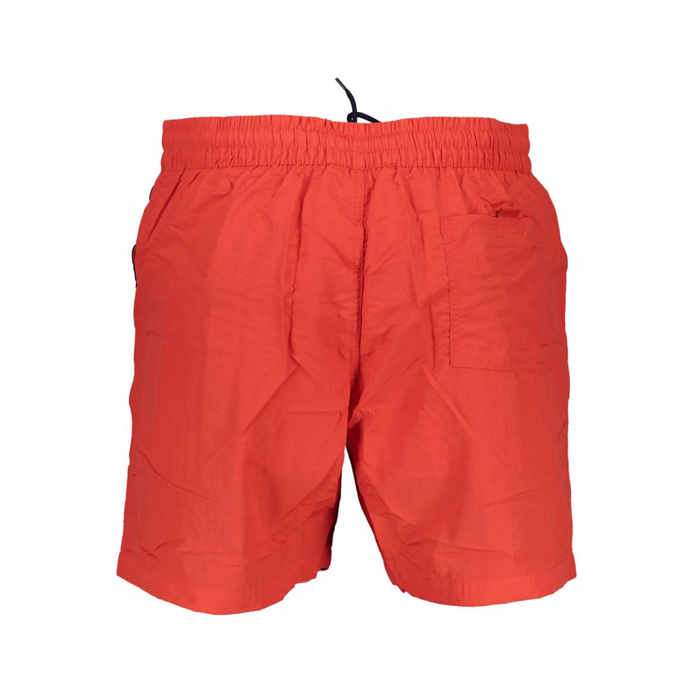 Norway 1963 Rosso Poliamide Men Swim Boxer | Regal Royce