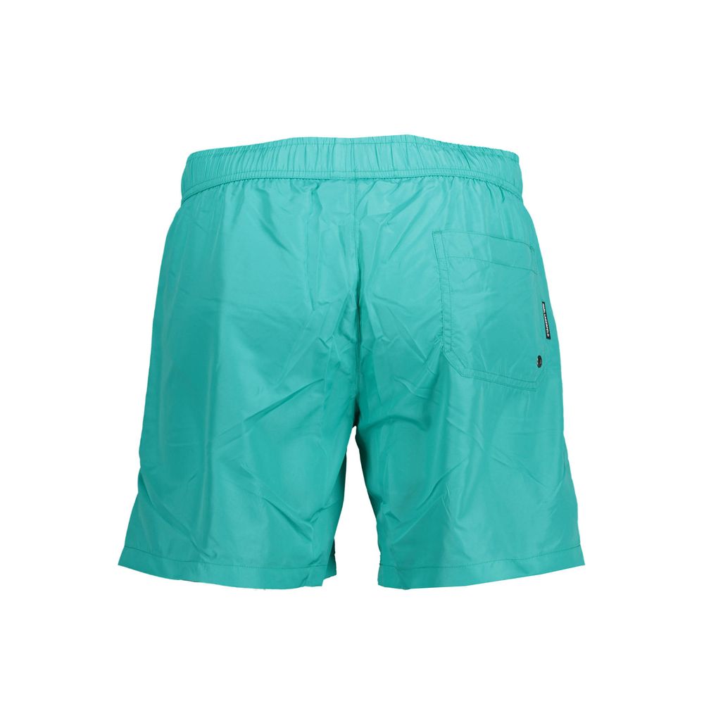 Karl Lagerfeld Verde Polyester Men's Swim Boxer | Regal Royce