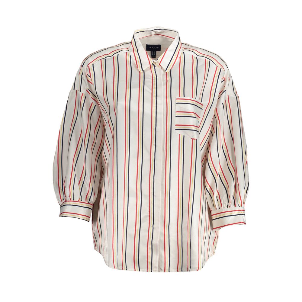 Gant Bianco Viscosa Women Shirt | Regal Royce