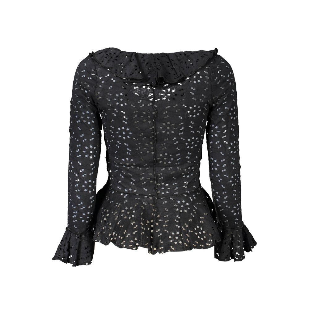 Desigual Nero Poliammide Donna Blouse | Regal Royce