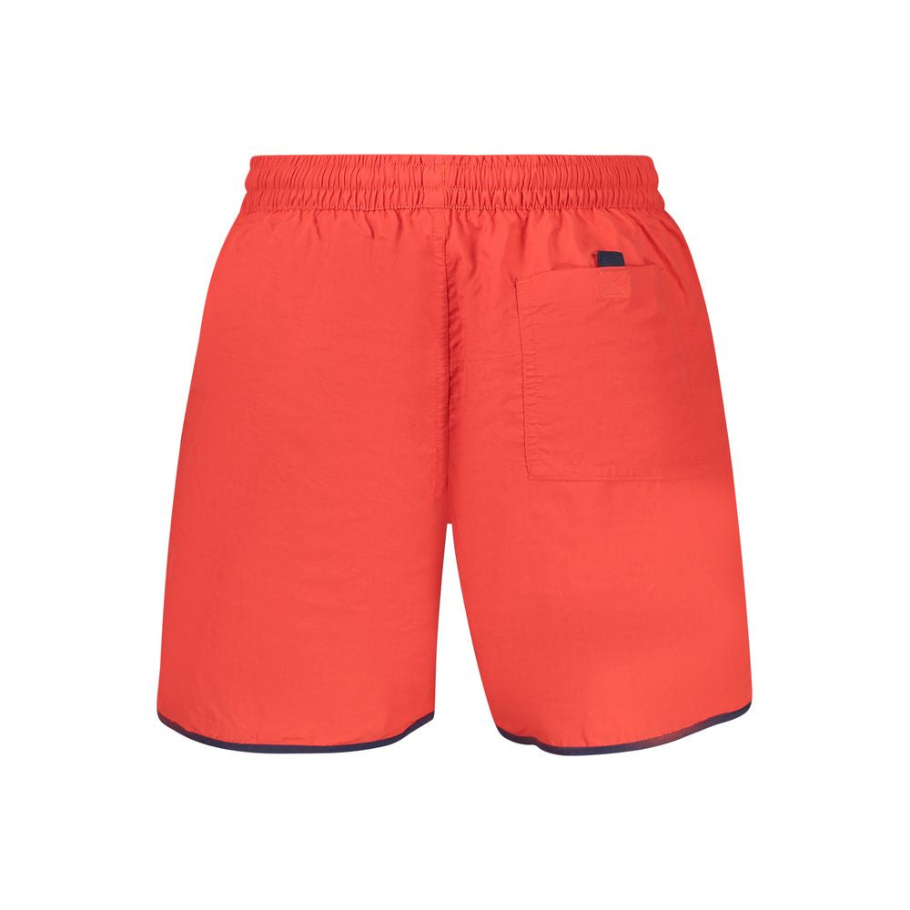 Norway 1963 Rosso Poliammide Men's Swim Boxer | Regal Royce