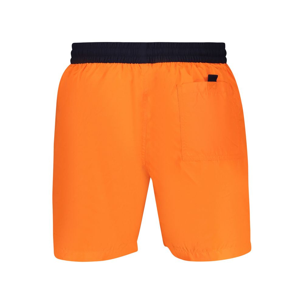 Norway 1963 Arancione Poliammide Men's Swim Boxer | Regal Royce