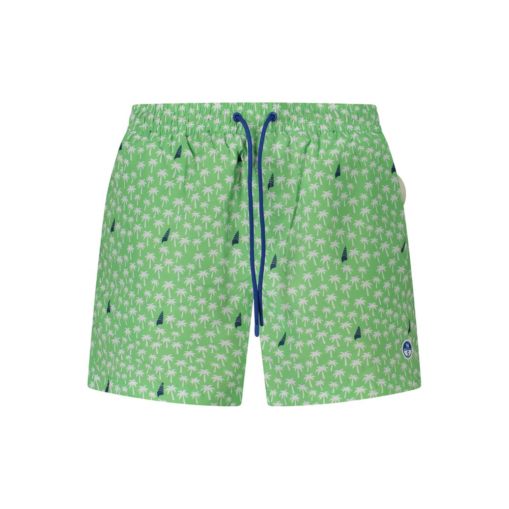 North Sails Verde Polyester Men Swim Boxer | Regal Royce