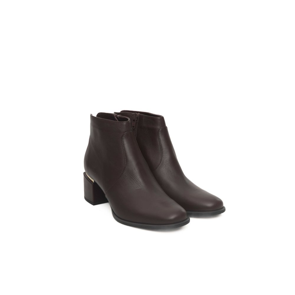 Cerruti 1881 Burgundy Cowhide Women Boot | Regal Royce