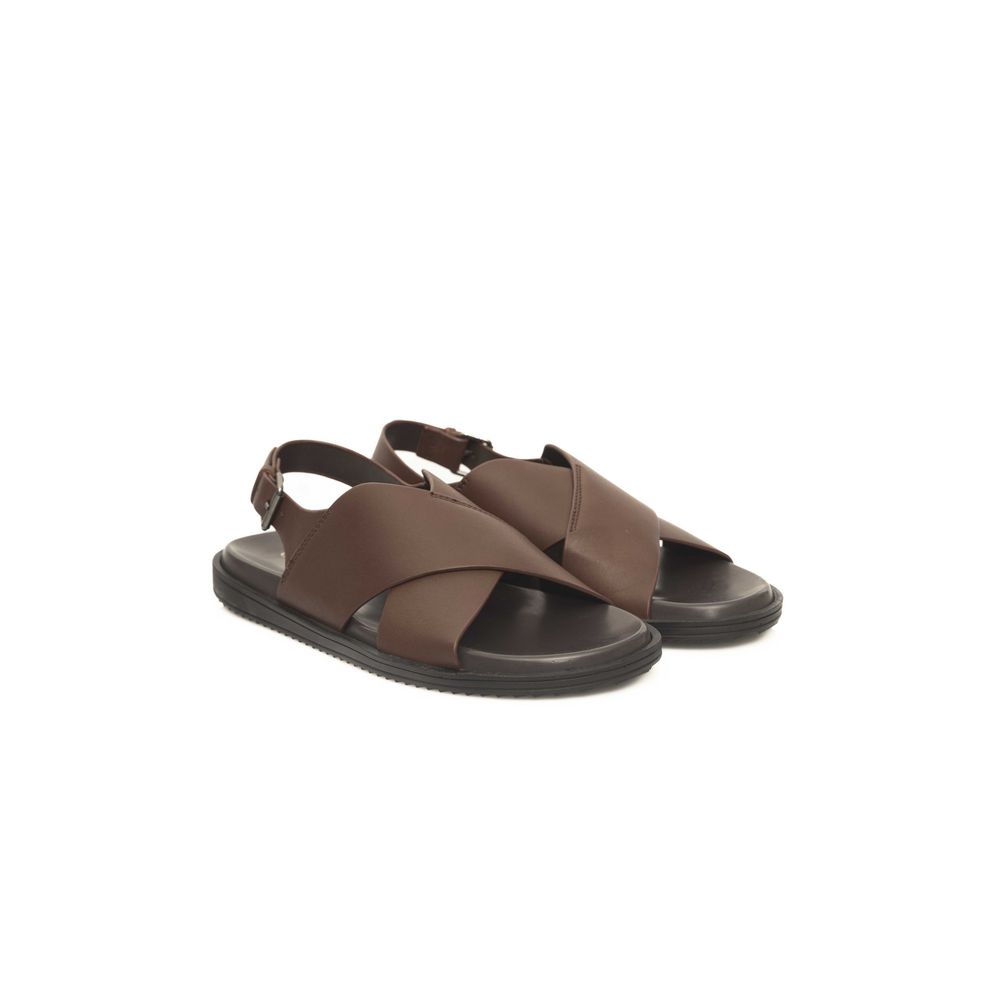 Cerruti 1881 Brown Cowhide Men Sandal | Regal Royce