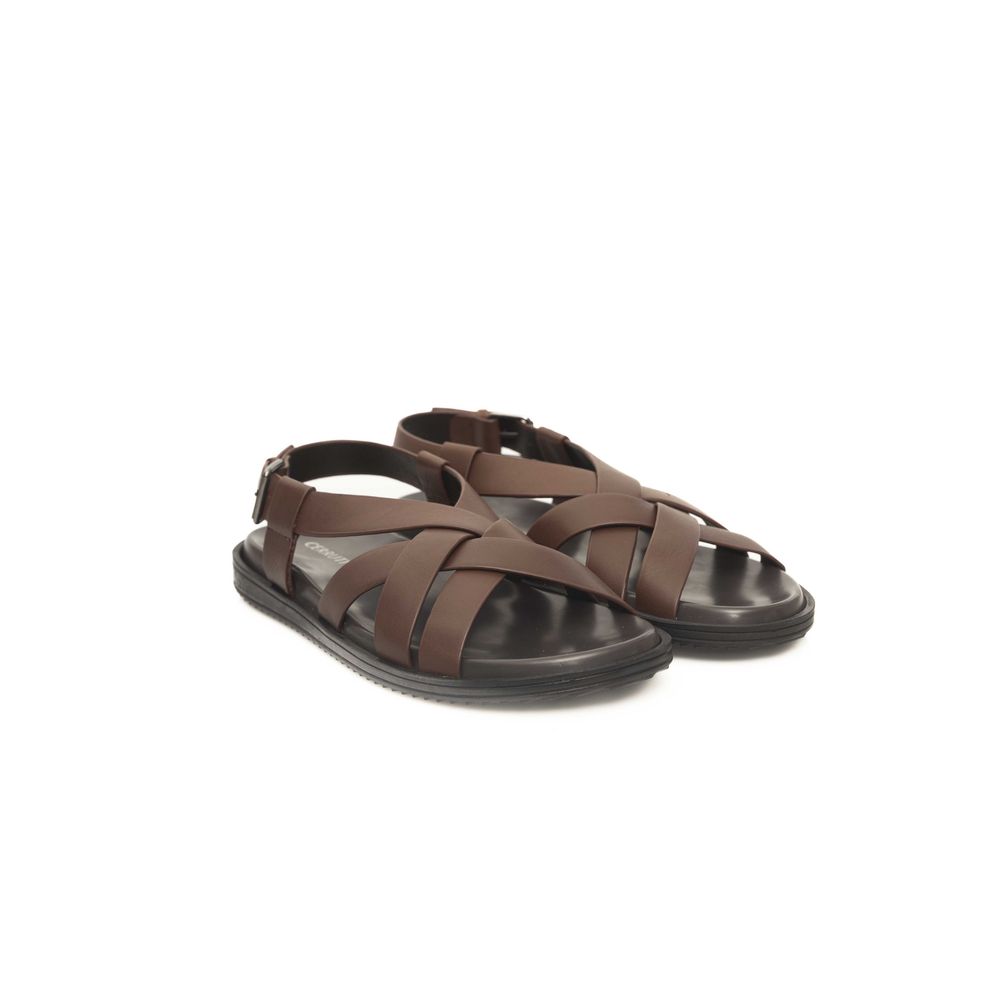 Cerruti 1881 Brown Cowhide Men Sandal | Regal Royce