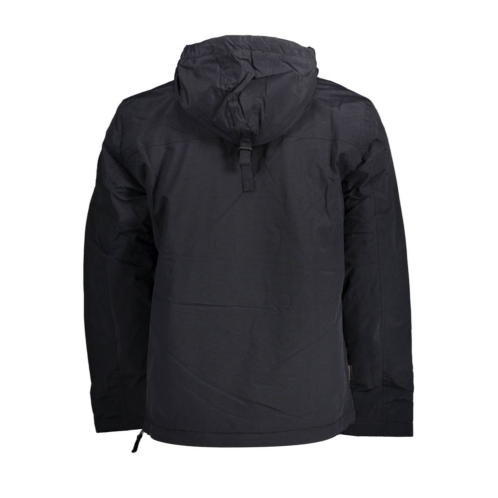 Napapijri Black Polyamide Men's Jacket | Regal Royce