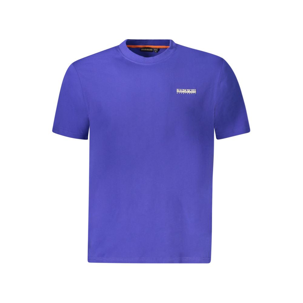 Napapijri Blue Cotton Men's T-Shirt | Regal Royce