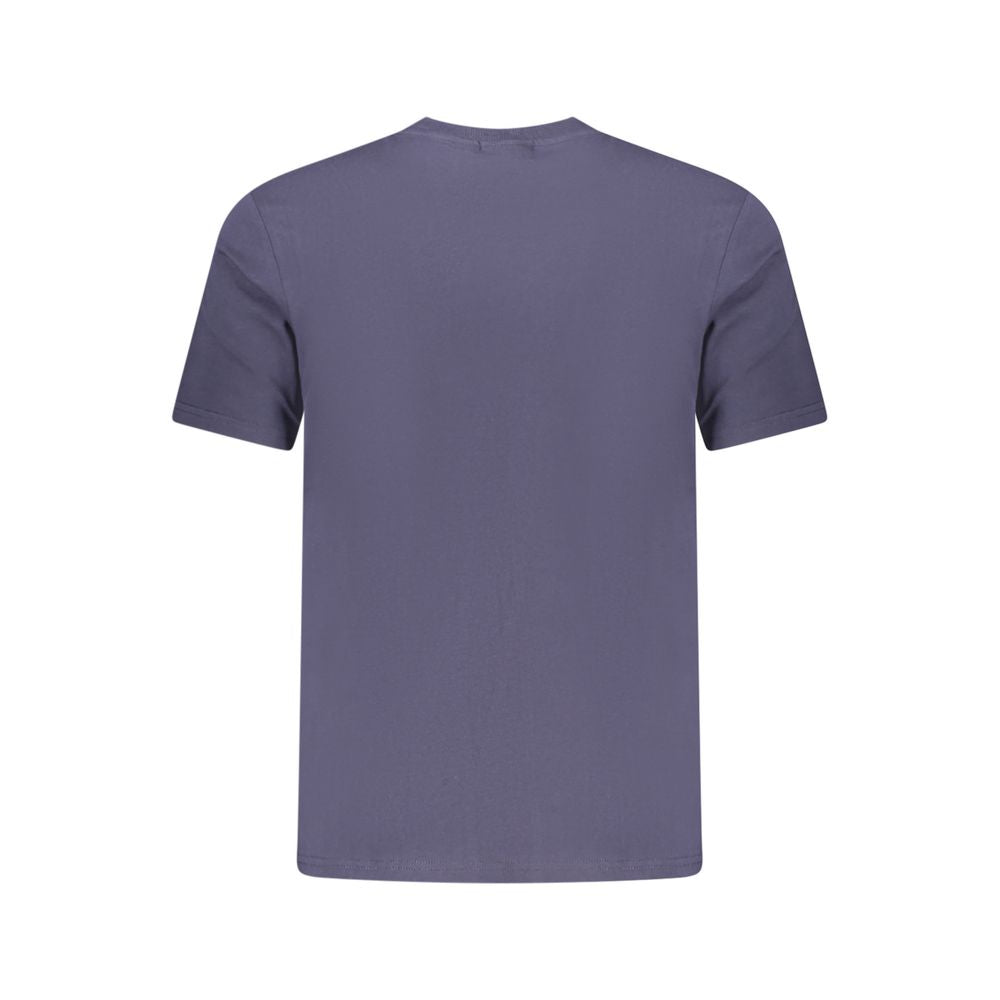 Napapijri Blue Cotton Men T-Shirt | Regal Royce