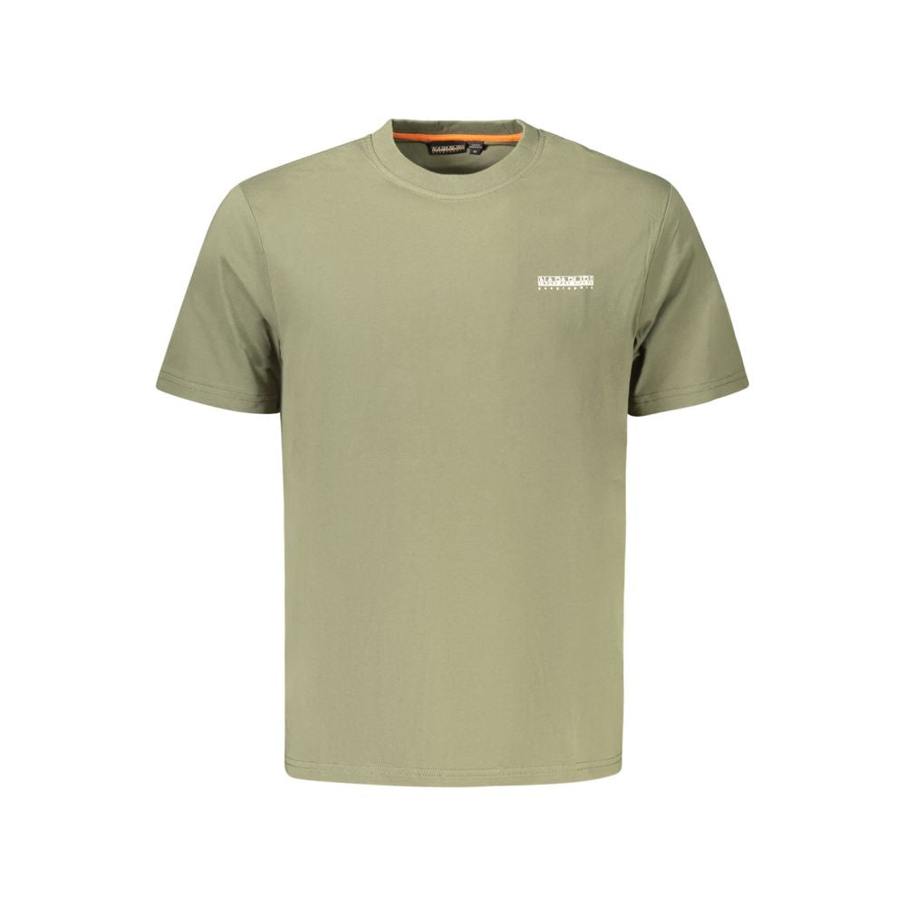 Napapijri Verde Cotton Men T-Shirt | Regal Royce