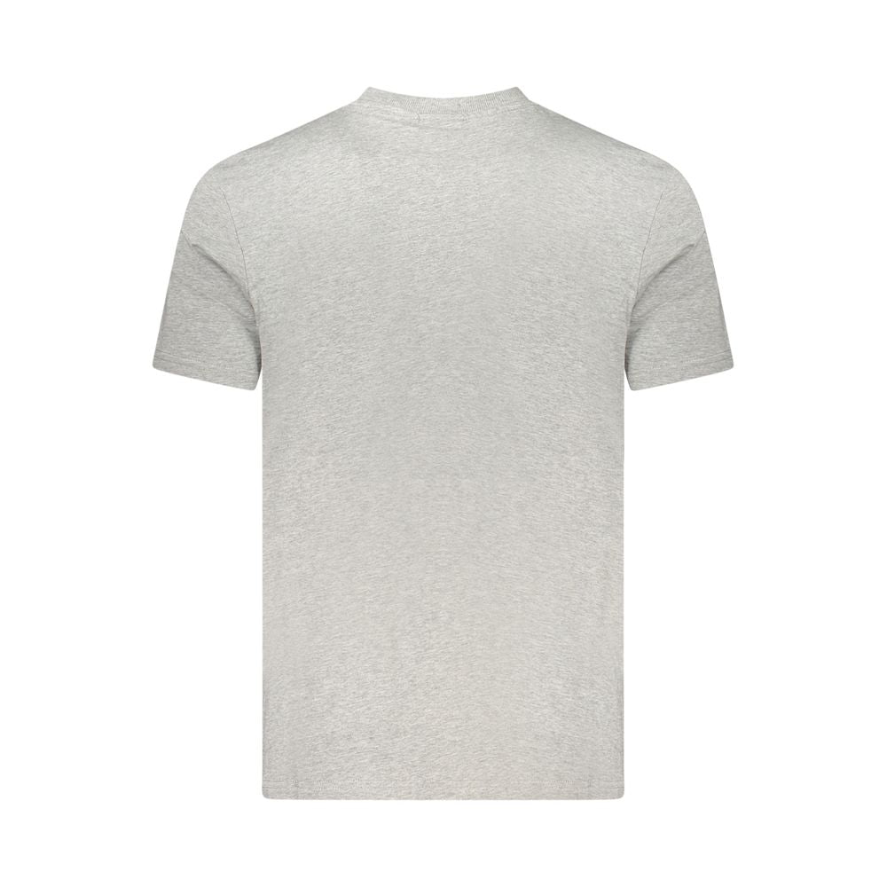 Napapijri Grigio Cotton Men T-Shirt | Regal Royce