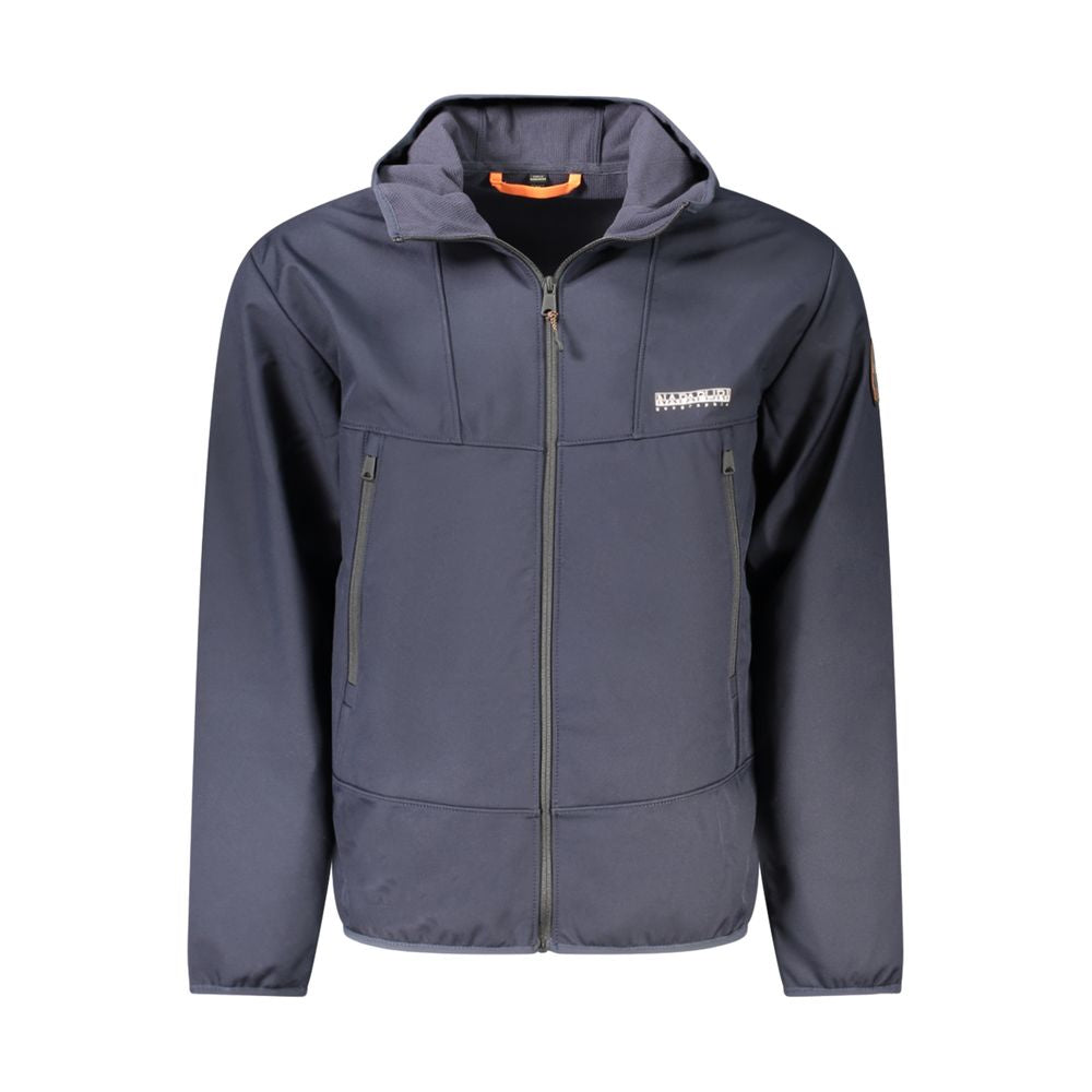 Napapijri Blu Polyester Men's Jacket | Regal Royce