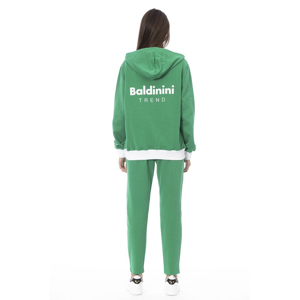 Baldinini Trend Green Cotton Women Sweater | Regal Royce