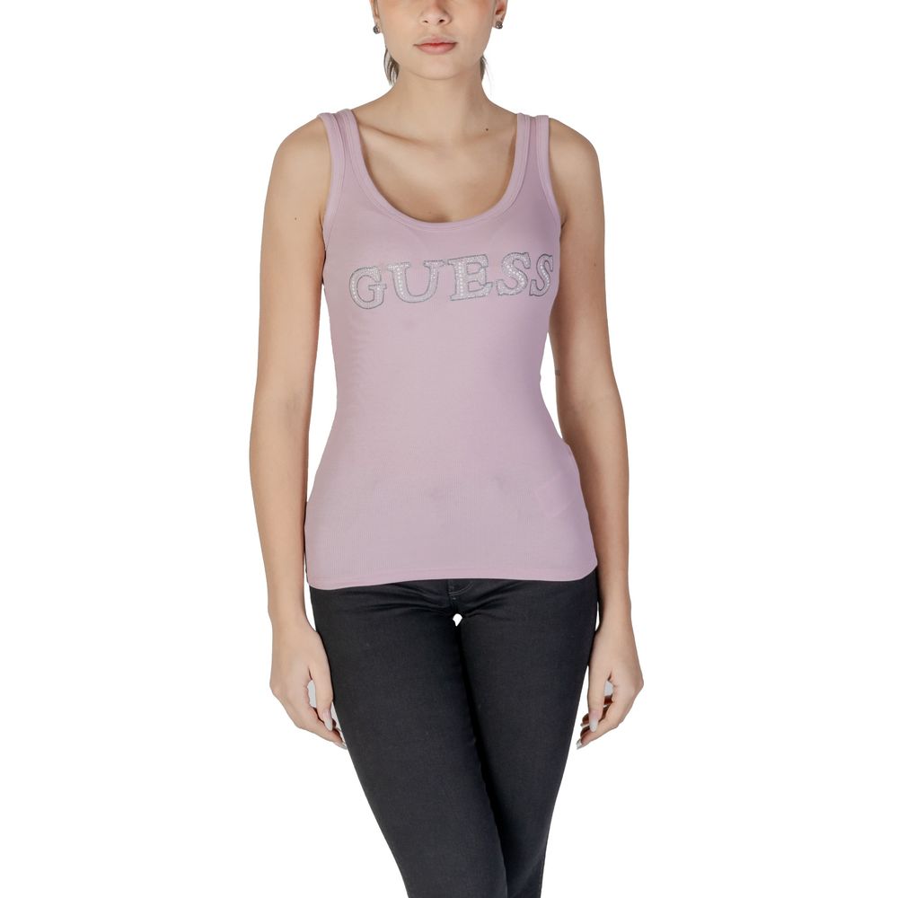 Guess Purple Cotton Tank Tops | Regal Royce