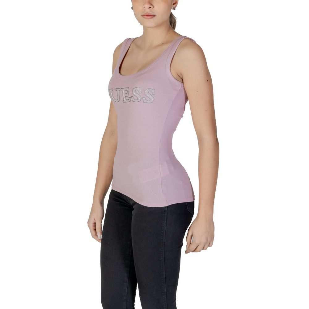 Guess Purple Cotton Tank Tops | Regal Royce