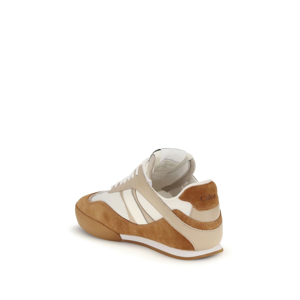 Chloé Brown Calf Leather Bos Taurus Athletic Sneakers | Regal Royce