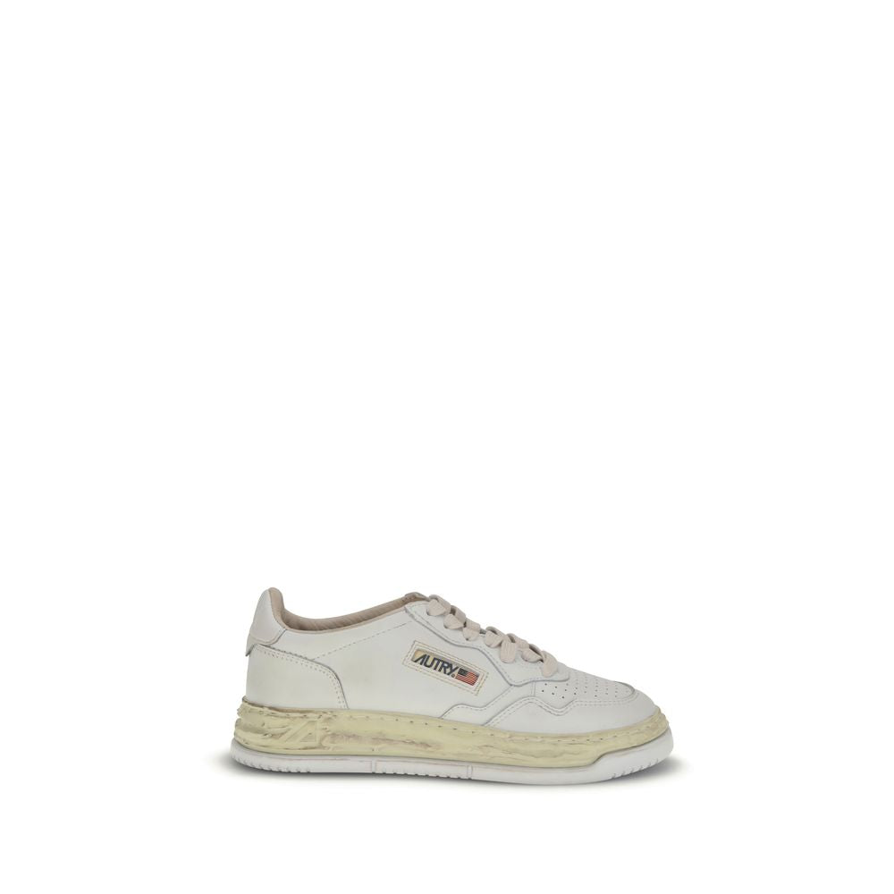 Autry White Leather Athletic Sneakers | Regal Royce