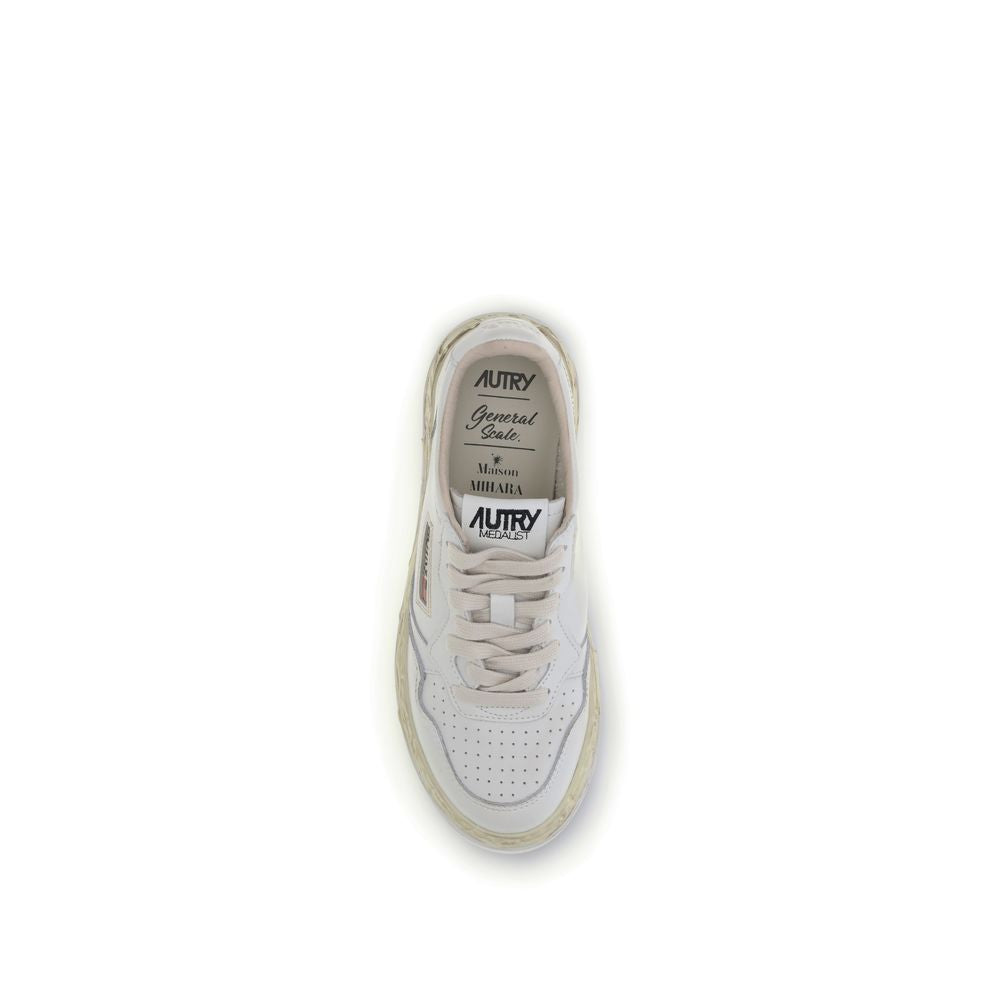 Autry White Leather Athletic Sneakers | Regal Royce