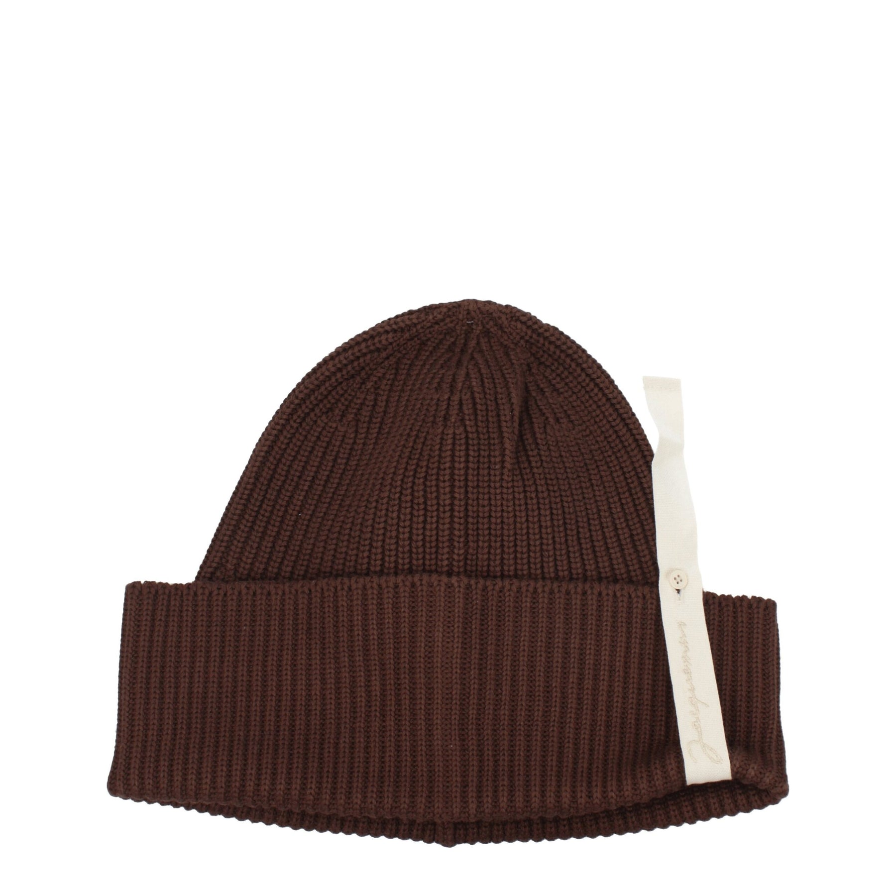 Jacquemus Brown Cotton Beanie | Regal Royce