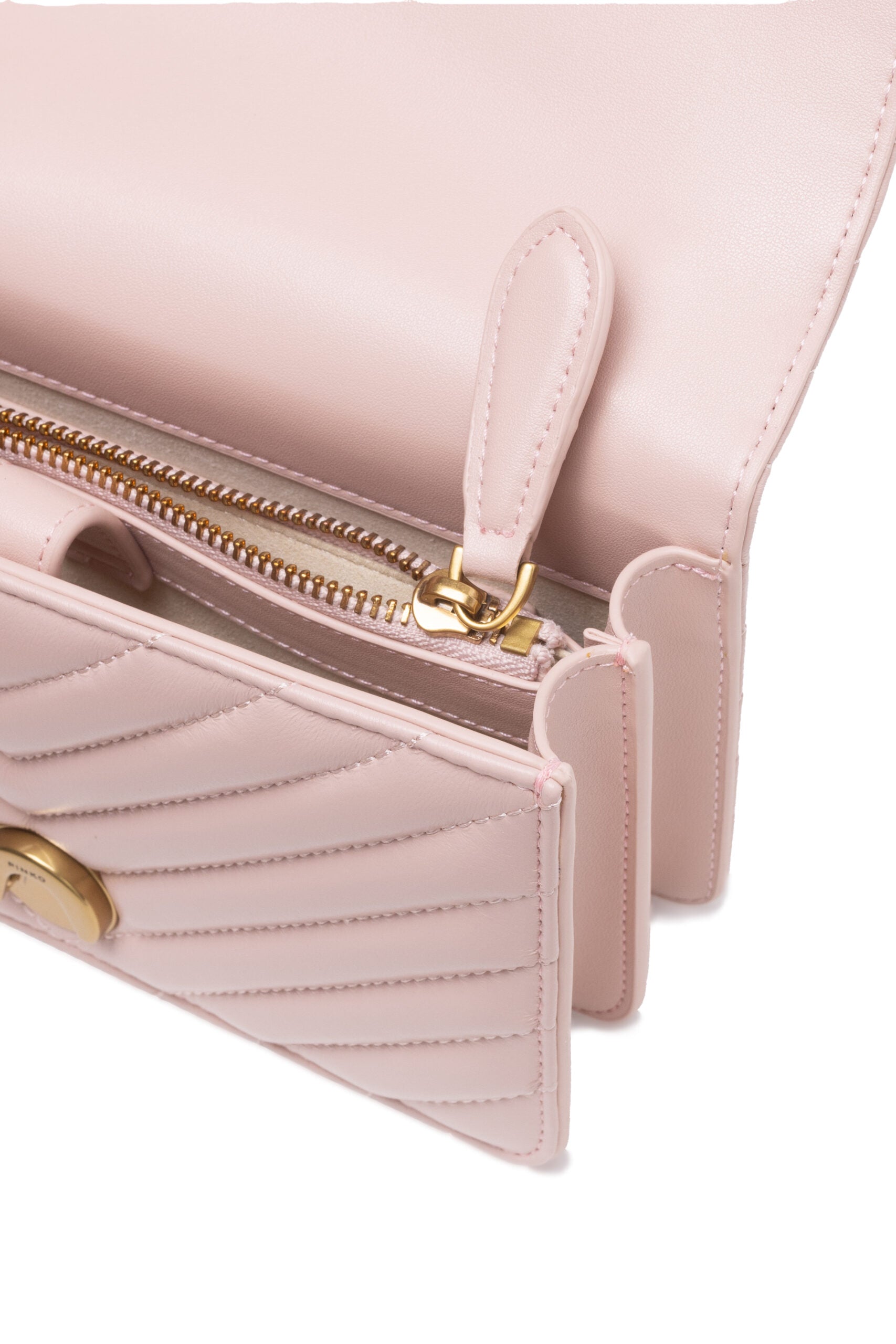 PINKO Powder Pink Love One Mini Shoulder Bag | Regal Royce