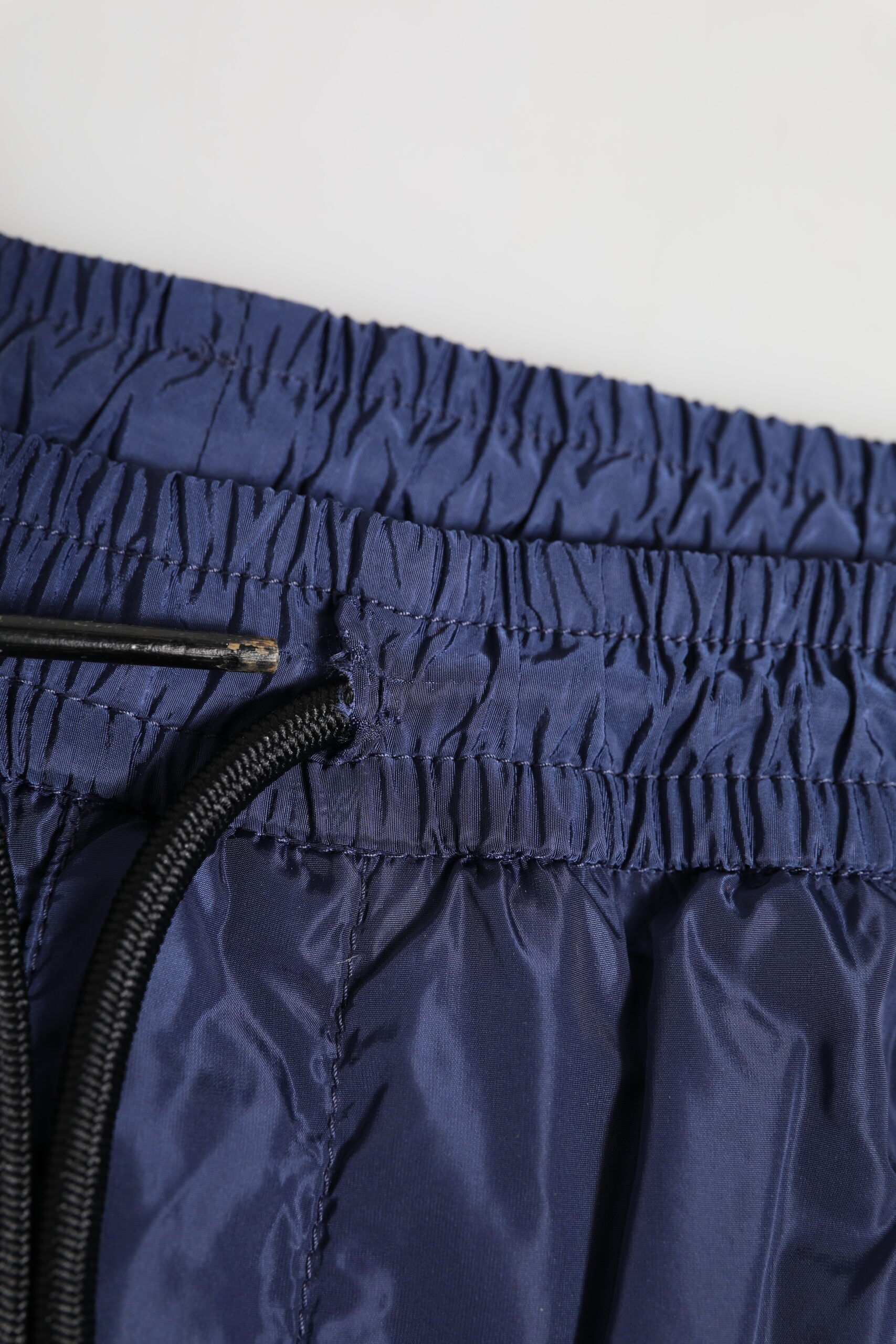Dolce & Gabbana Blue Nylon Straight Jogger Sweatpants Pants | Regal Royce