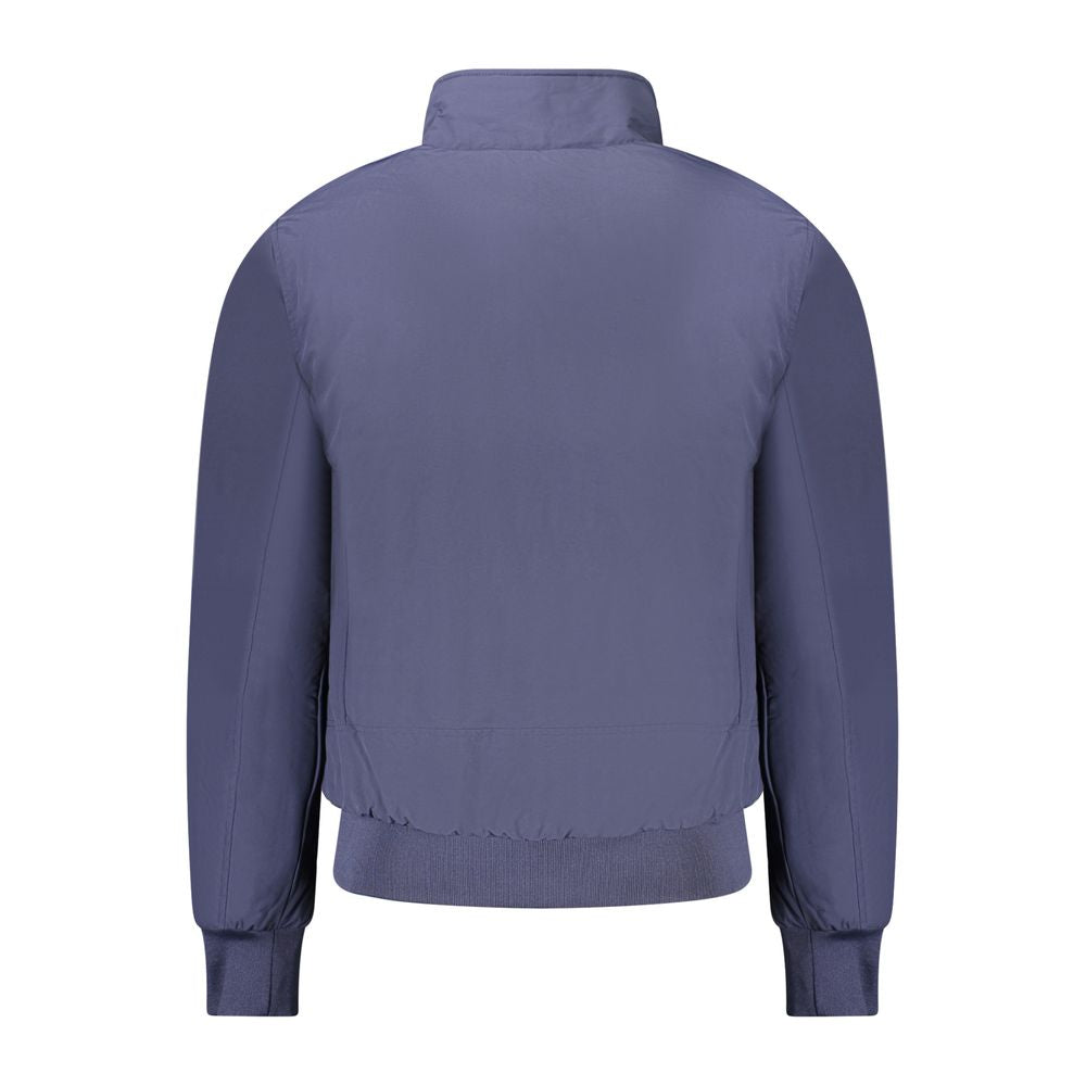North Sails Blue Polyester Men's Bomber Jacket | Regal Royce