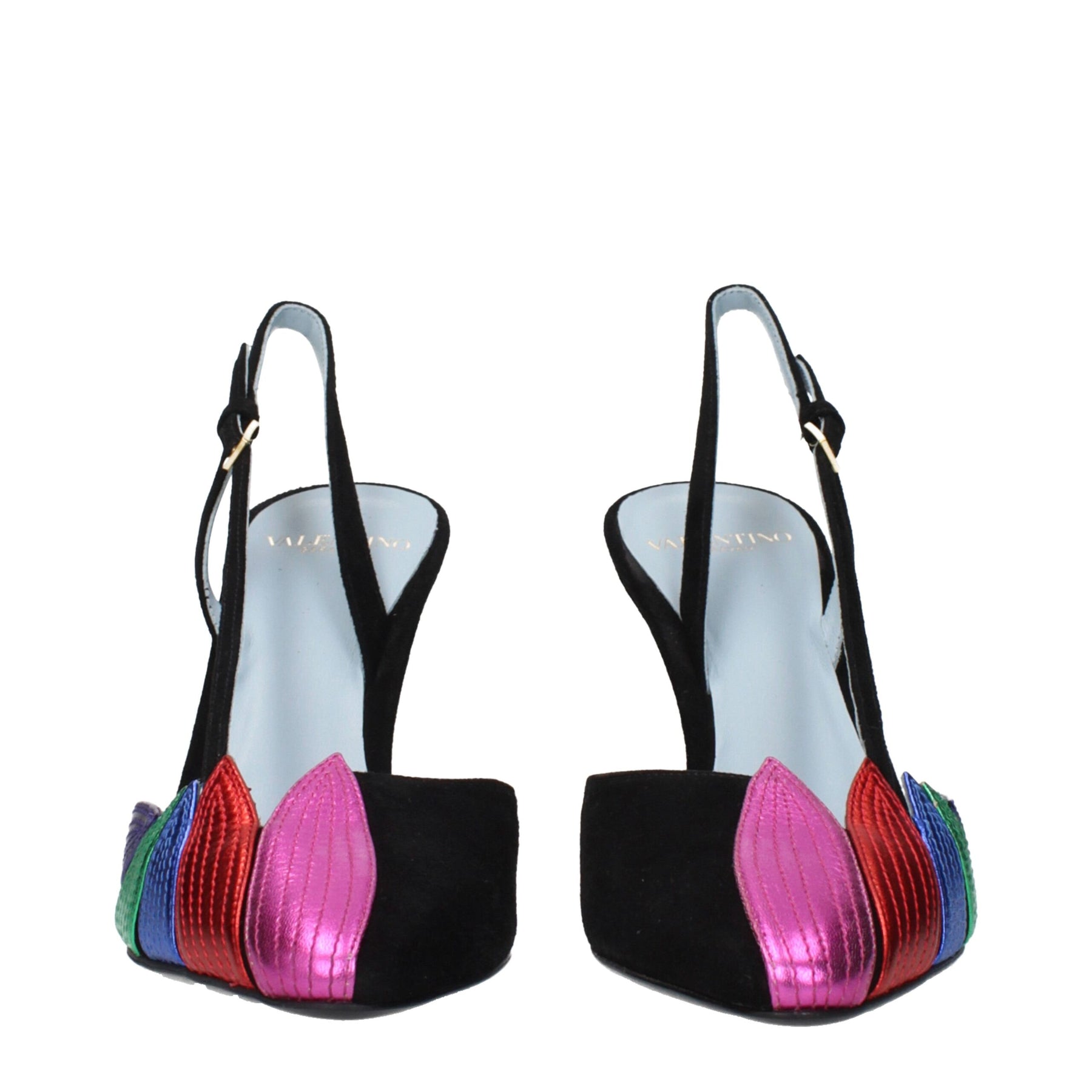 Valentino Garavani Black Leather High Heel Pumps | Regal Royce