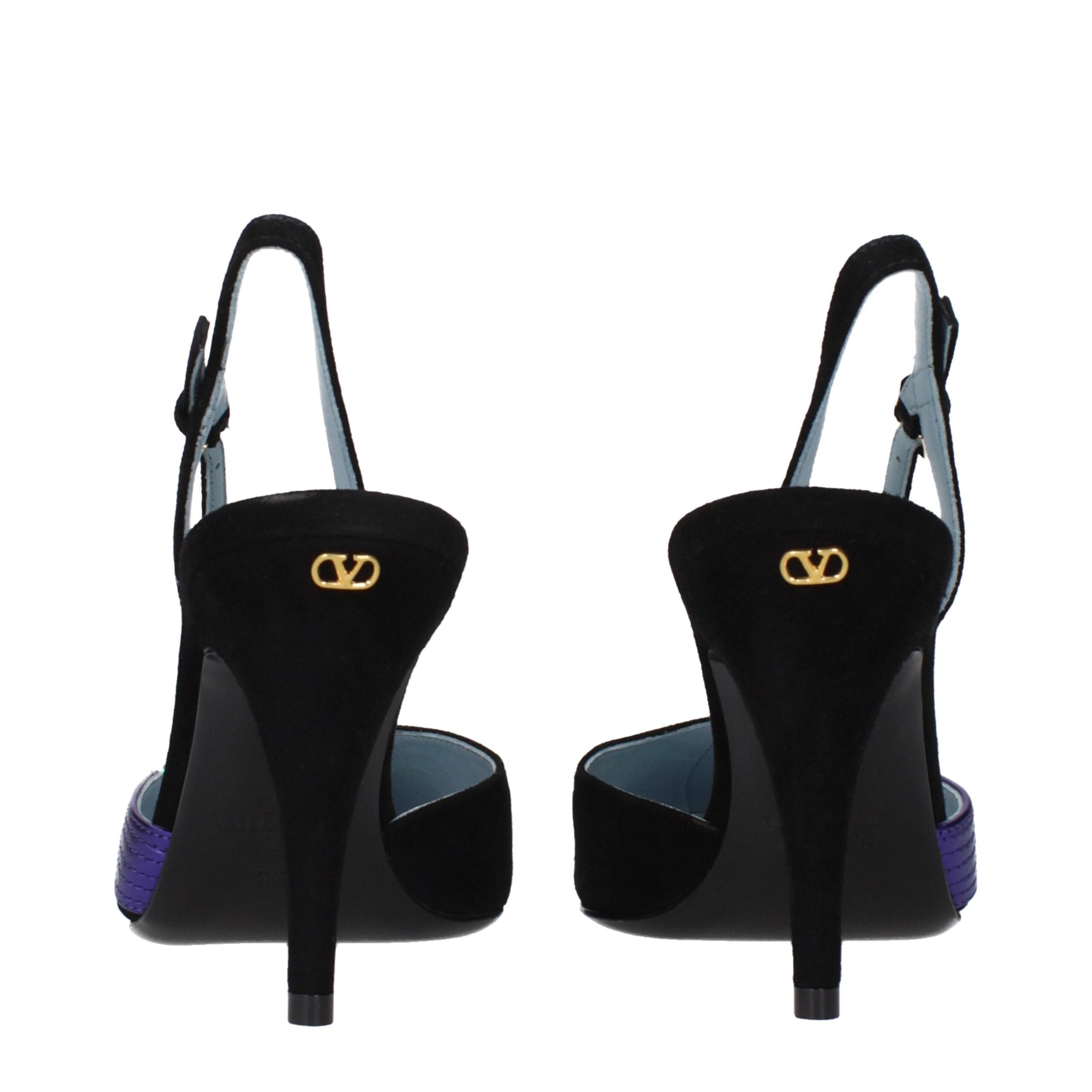 Valentino Garavani Black Leather High Heel Pumps | Regal Royce