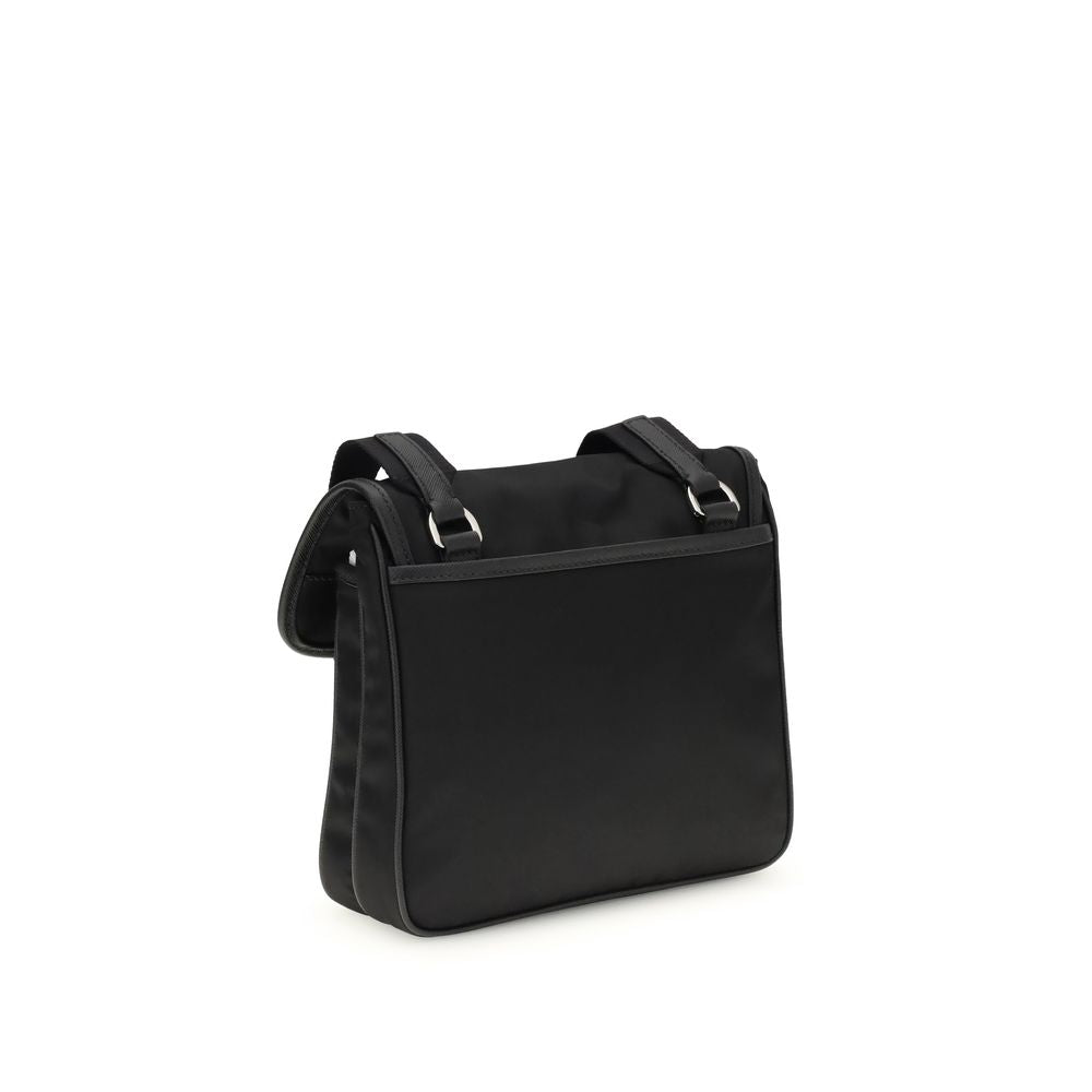 Prada Black Recycled Polyamide Shoulder Bag | Regal Royce