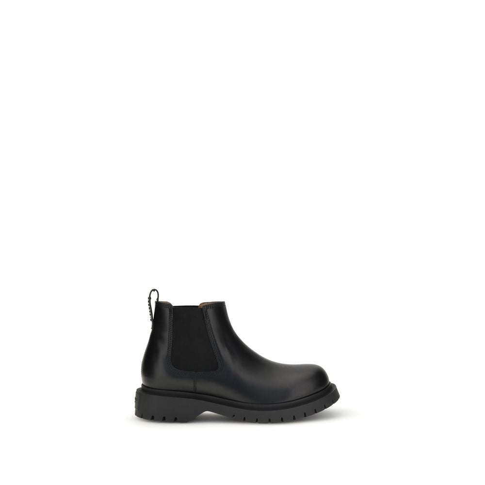 Givenchy Black Bull Skin Chelsea Boots | Regal Royce