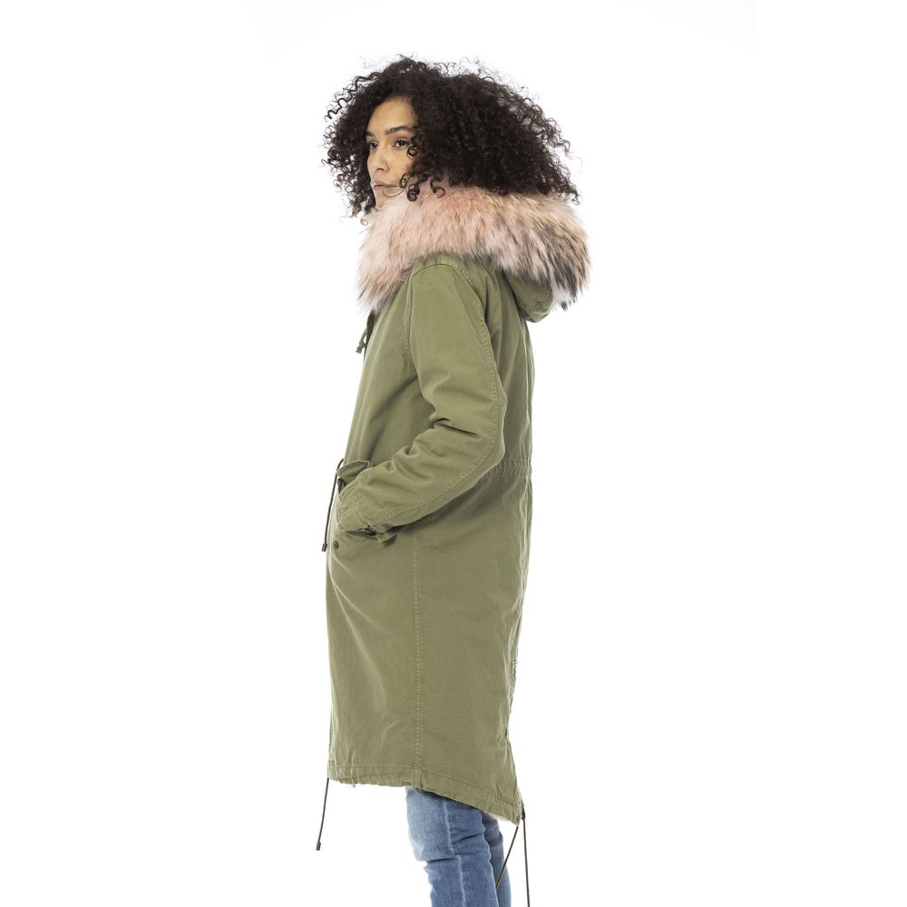 Mr&Mrs Italy Army Cotton Women Parka | Regal Royce