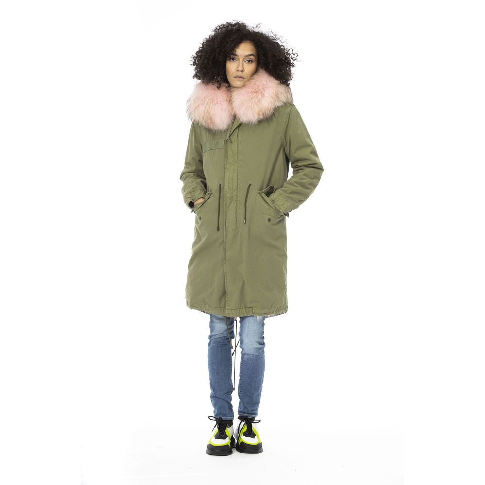 Mr&Mrs Italy Army Cotton Women Parka | Regal Royce