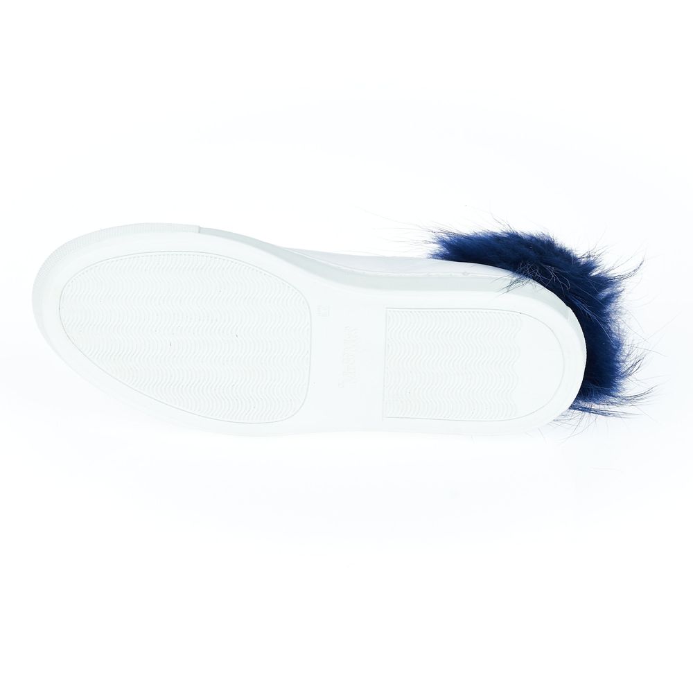 Mr&Mrs Italy White Lamb Leather Women Sneaker | Regal Royce