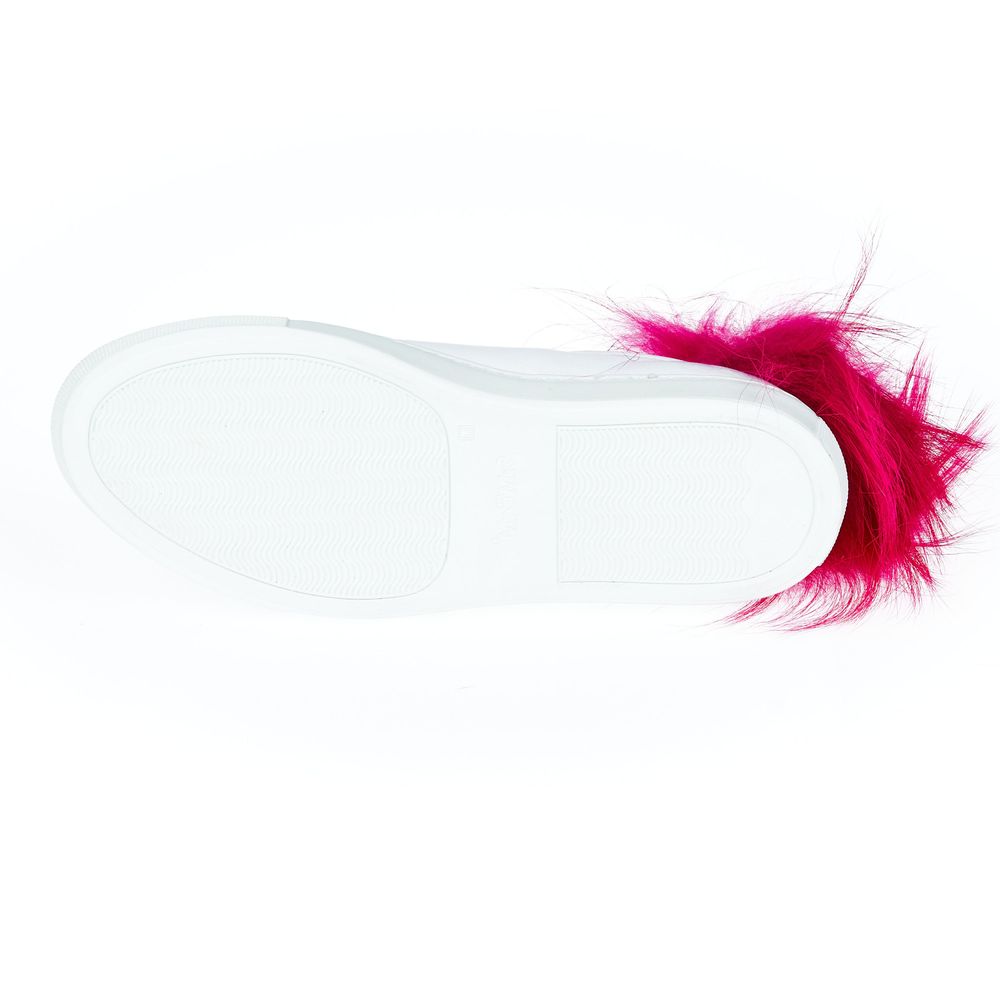 Mr&Mrs Italy White Lamb Leather Women Sneaker | Regal Royce