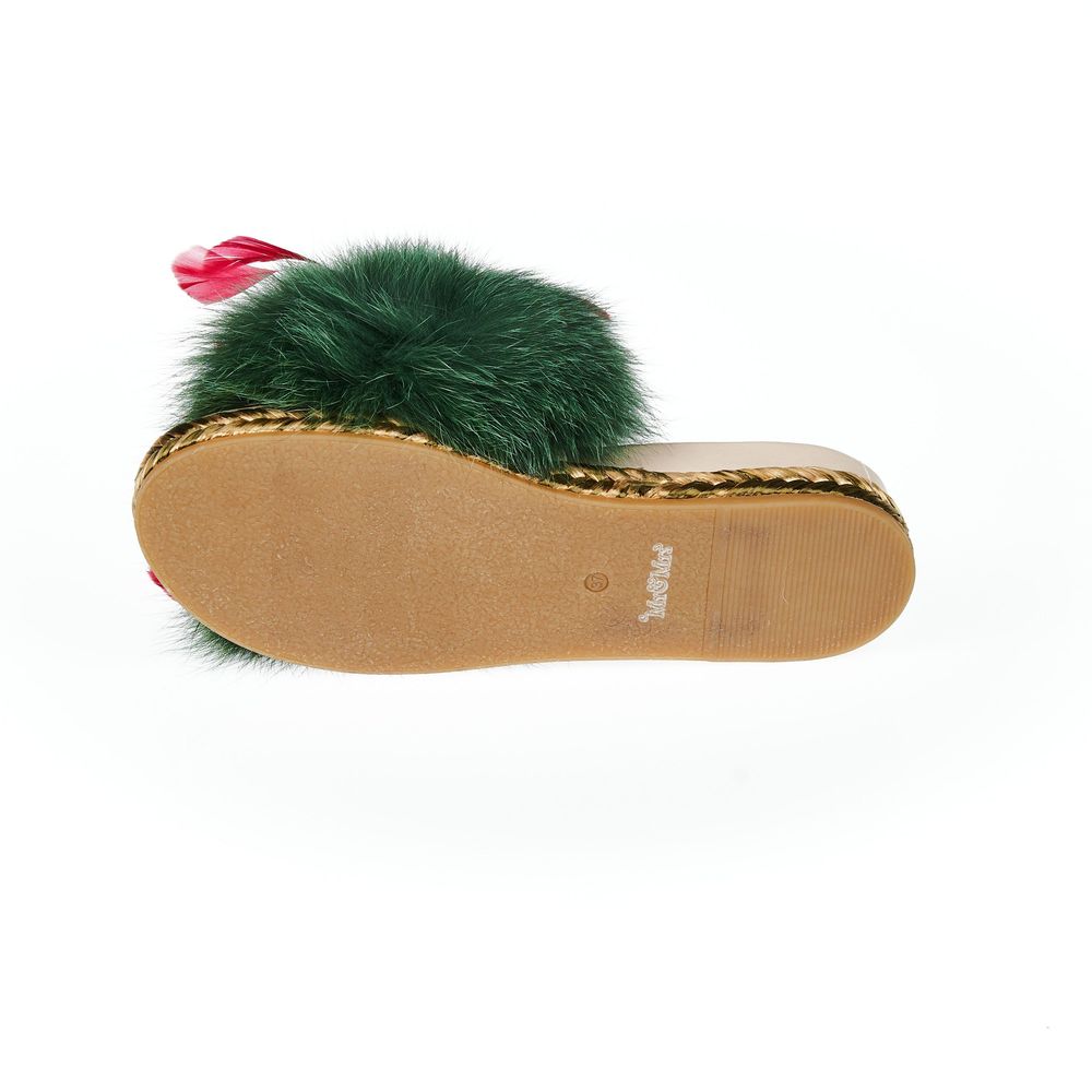 Mr&Mrs Italy Green Textile Shoe