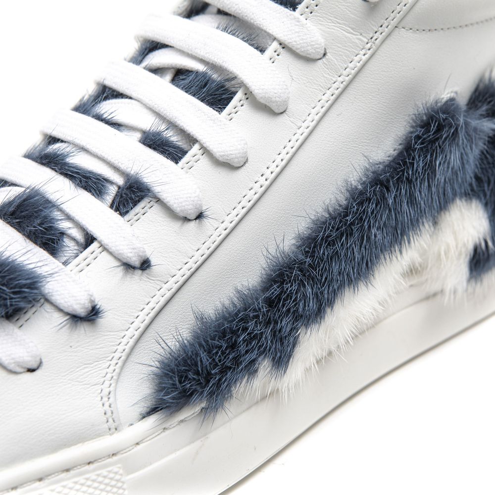 Mr&Mrs Italy White Leather Women Sneaker | Regal Royce