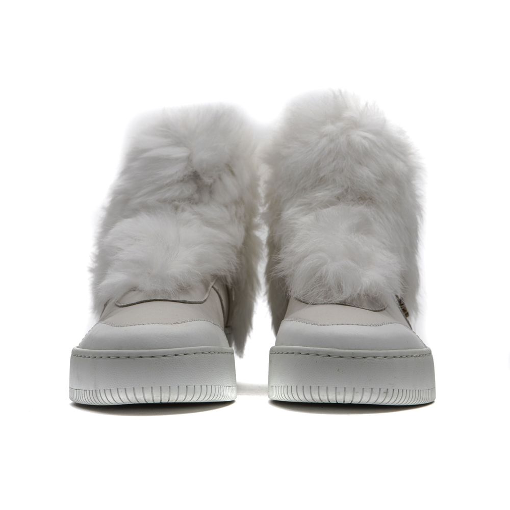 Mr&Mrs Italy White Cotton Women Sneaker | Regal Royce