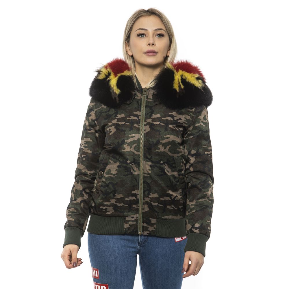 Mr&Mrs Italy Army Polyamide Women Bomber Jacket | Regal Royce