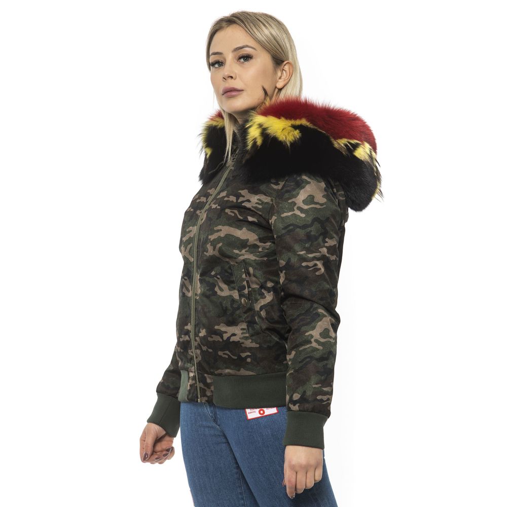 Mr&Mrs Italy Army Polyamide Women Bomber Jacket | Regal Royce