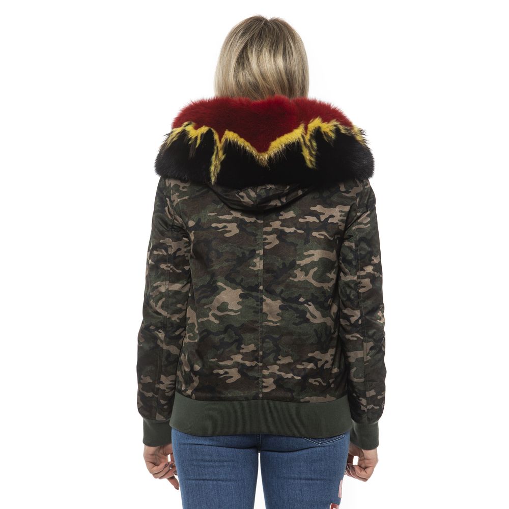 Mr&Mrs Italy Army Polyamide Women Bomber Jacket | Regal Royce