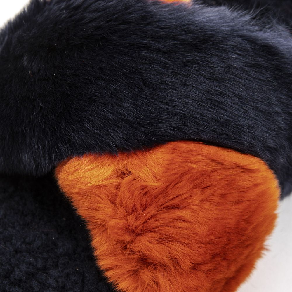 Mr&Mrs Italy Blue Rabbit Fur Women Sandal | Regal Royce