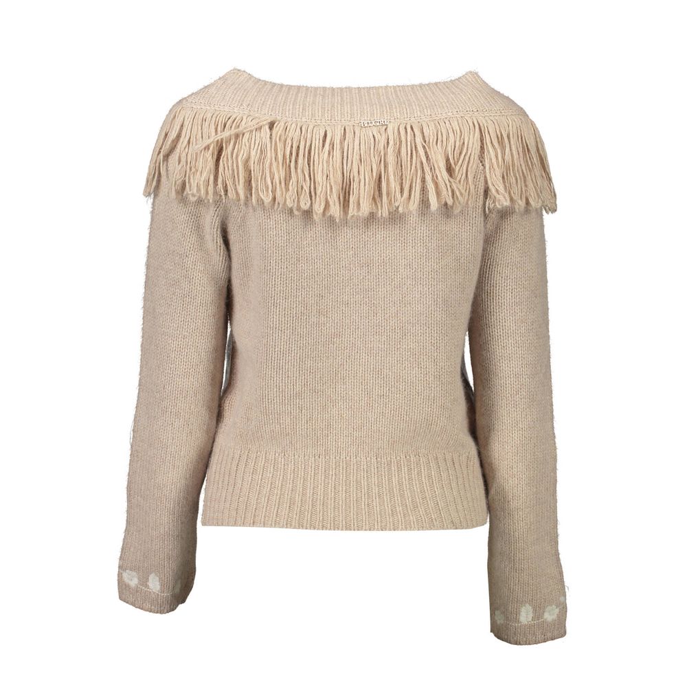 Blugirl Beige Viscose Women's Sweater | Regal Royce