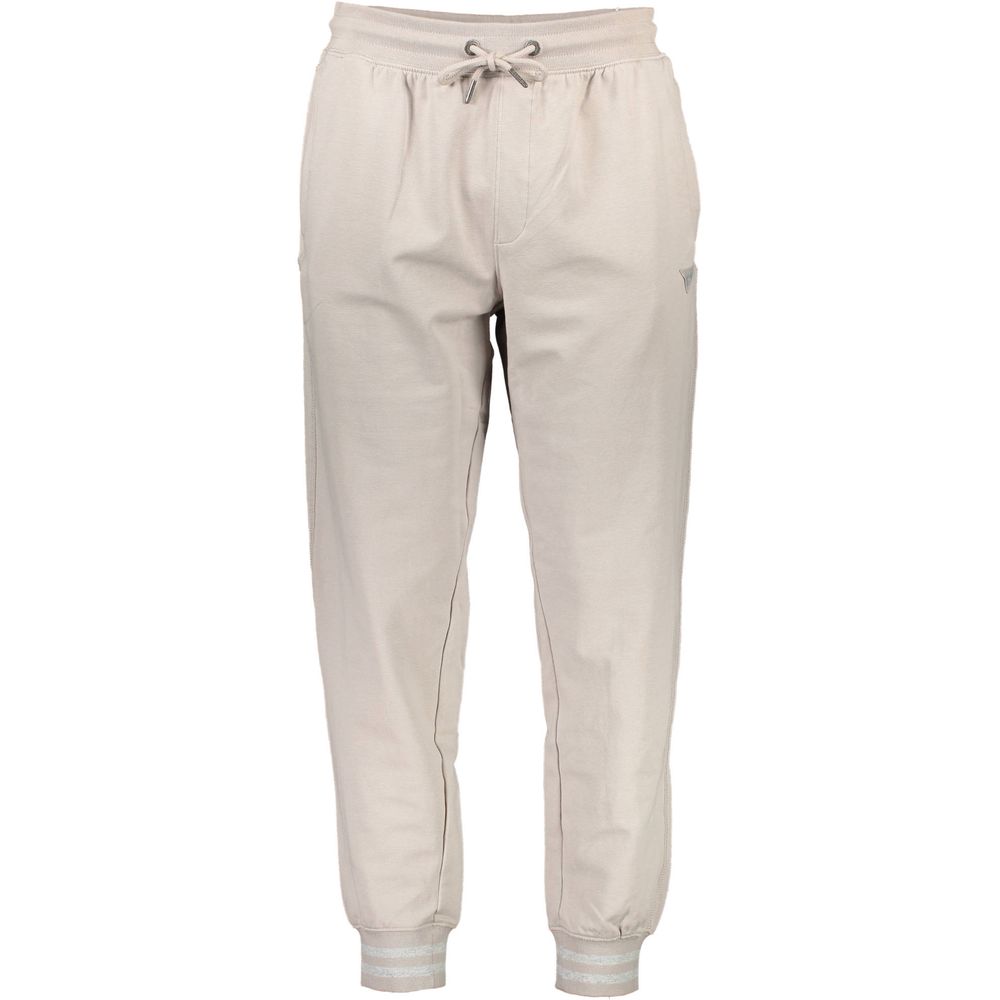 Guess Jeans Beige Cotton Men's Trackpants | Regal Royce