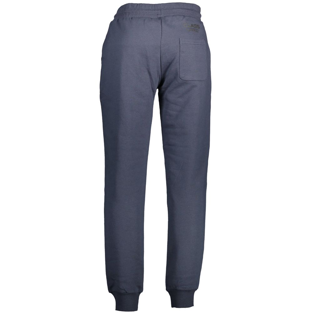 Cavalli Class Blu Cotton Men's Trackpant | Regal Royce