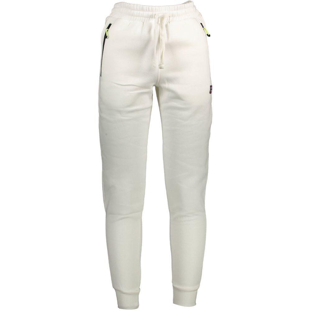 Norway 1963 White Cotton Men's Sweatpant | Regal Royce