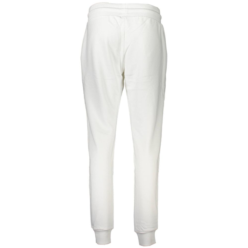 Cavalli Class Bianco Cotton Women Jogger Pant | Regal Royce