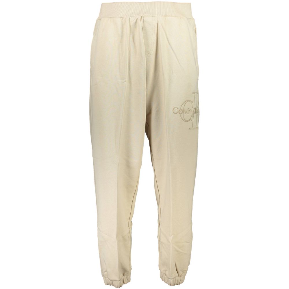 Calvin Klein Beige Cotton Men's Sweatpant | Regal Royce